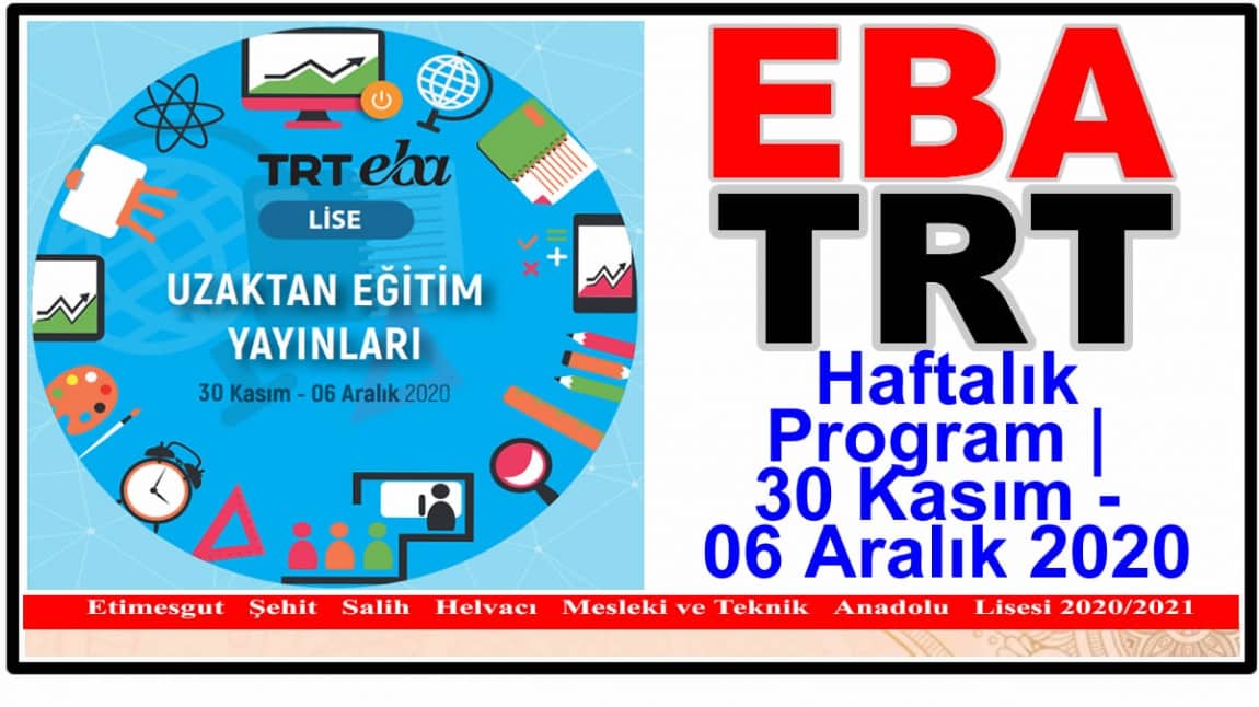 TRT EBA TV 30 KASIM