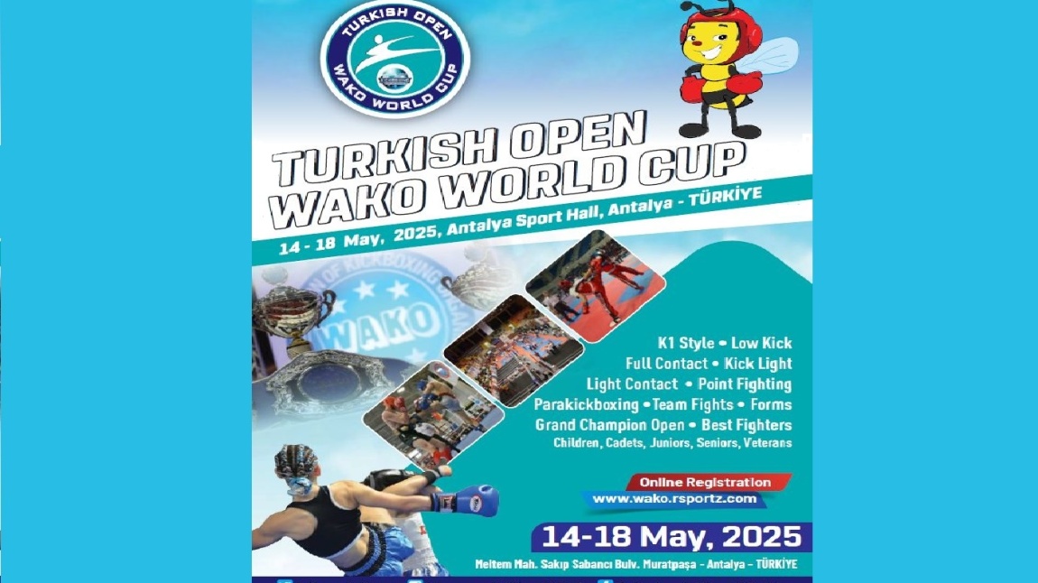 YAREN AÇIKGÖZ 10-D ANTALYA TURKISH OPEN WAKO WORLD CUP DÜNYA KUPASI